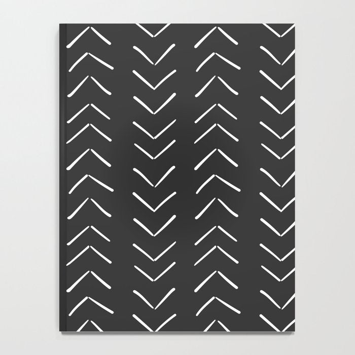 Boho Big Arrows in Black and White Notebook Gallery Image 4