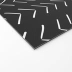 Boho Big Arrows in Black and White Welcome Mat Gallery Image 2