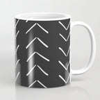 Boho Big Arrows in Black and White Coffee Mug Gallery Image 1