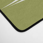 Mid Century Modern Leaves Green #society6 #buyart Desk Mat Gallery Image 4