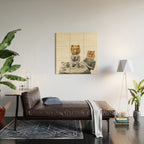 Tea Party Wood Wall Art Gallery Image 2