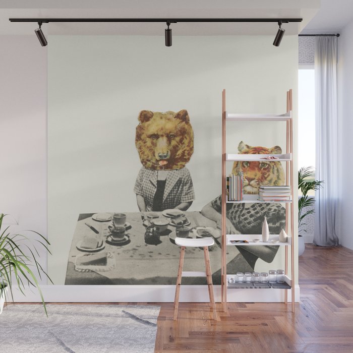 Tea Party Wall Mural Gallery Image 1