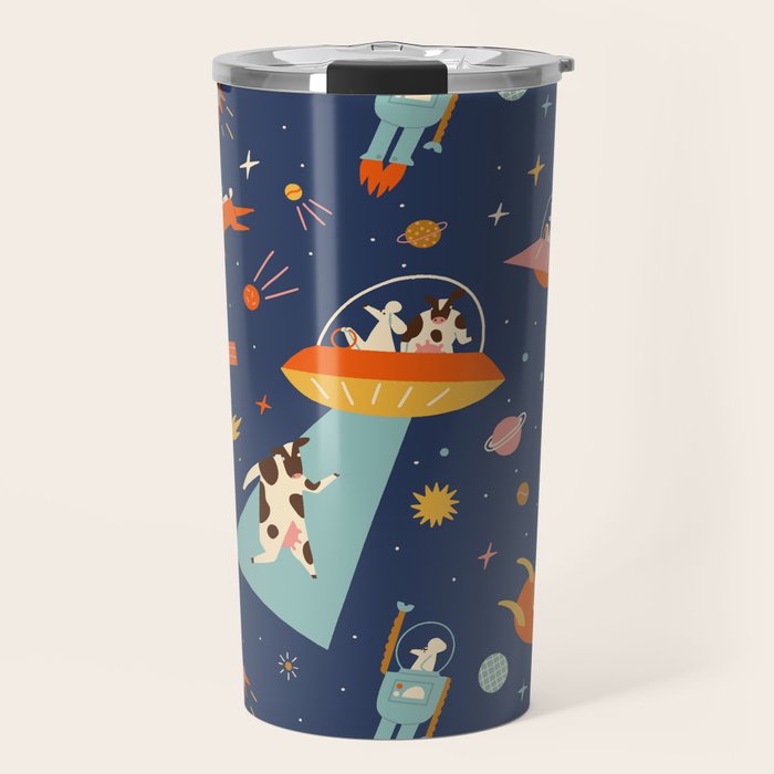 Cosmic dogs Travel Mug Gallery Image 1