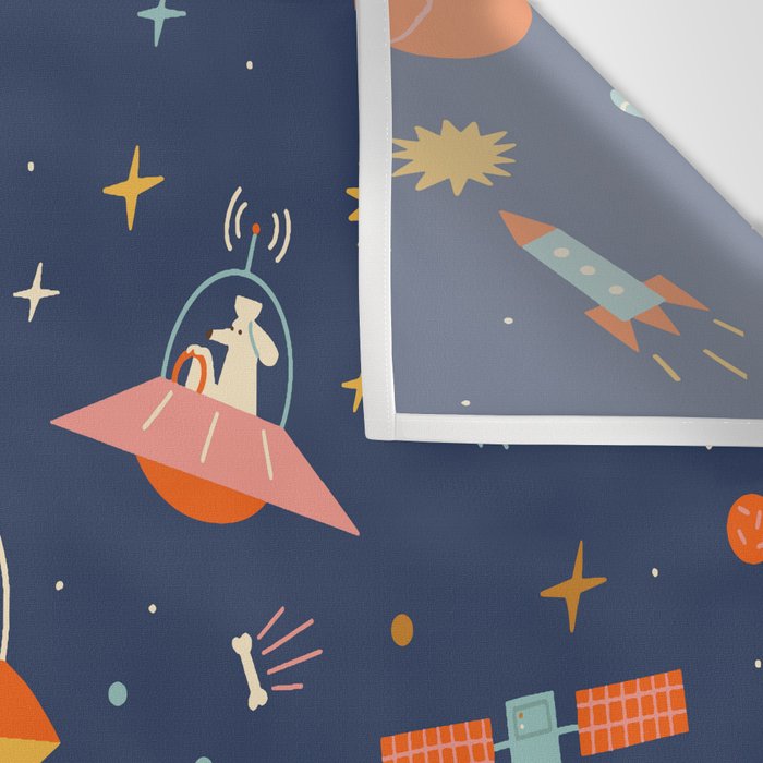 Cosmic dogs Wall Tapestry Gallery Image 3