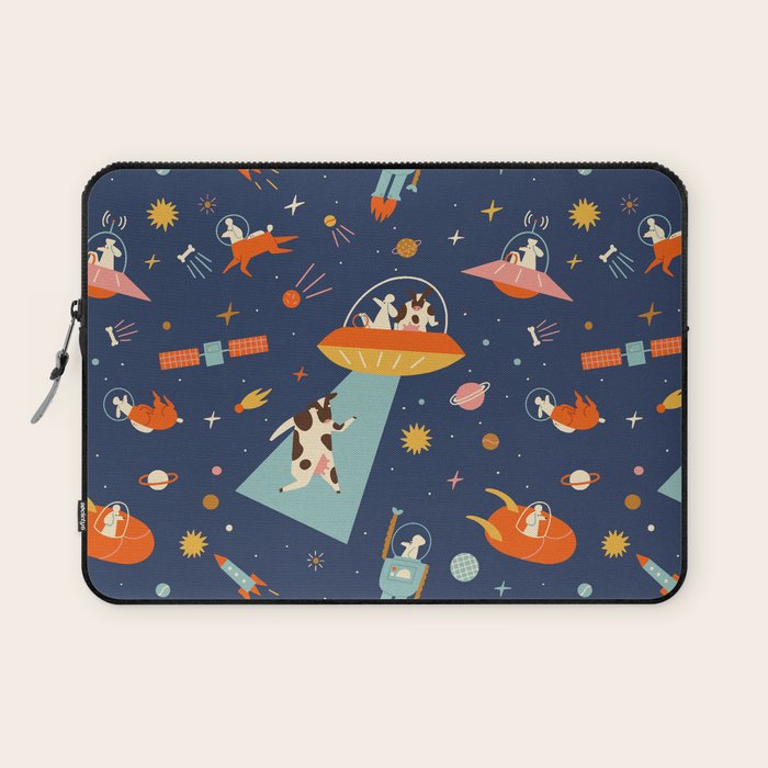 Cosmic dogs Laptop Sleeve Gallery Image 1
