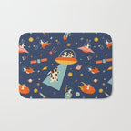 Cosmic dogs Bath Mat Gallery Image 1
