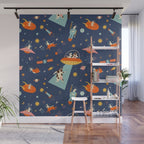 Cosmic dogs Wall Mural Gallery Image 1