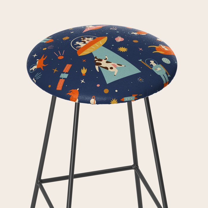 Cosmic dogs Stool Gallery Image 2