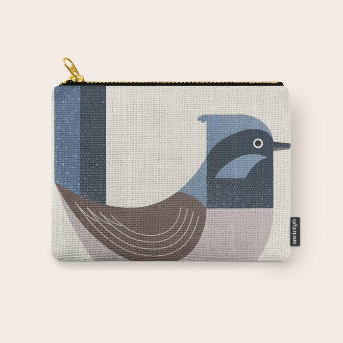 Whimsy Superb Fairywren Carry All Pouch Gallery Image 1