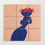 Floral Bowl Wood Wall Art Gallery Image 1