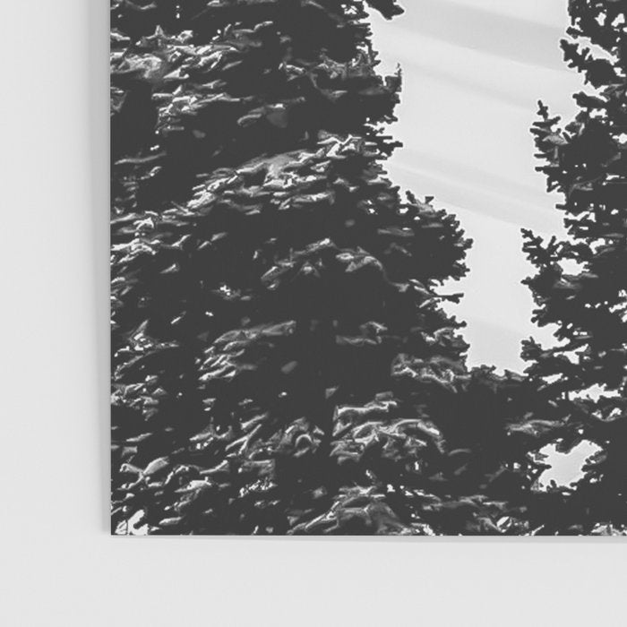 Backcountry Skier // Fresh Powder Snow Mountain Ski Landscape Black and White Photography Vibes Poster Gallery Image 3