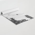 Backcountry Skier // Fresh Powder Snow Mountain Ski Landscape Black and White Photography Vibes Yoga Mat Gallery Image 2