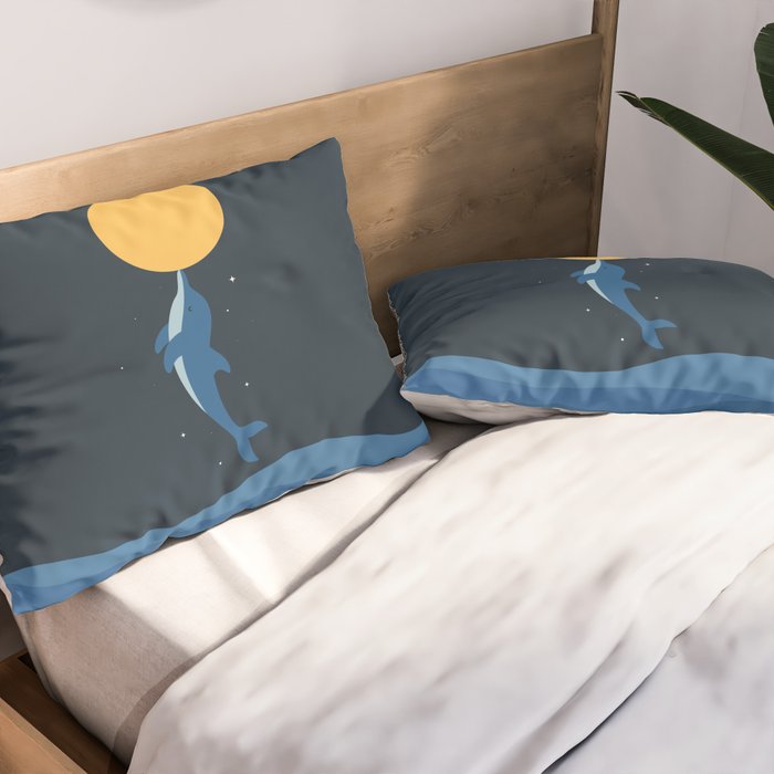 Kiss The Moon Pillow Sham Gallery Image 2