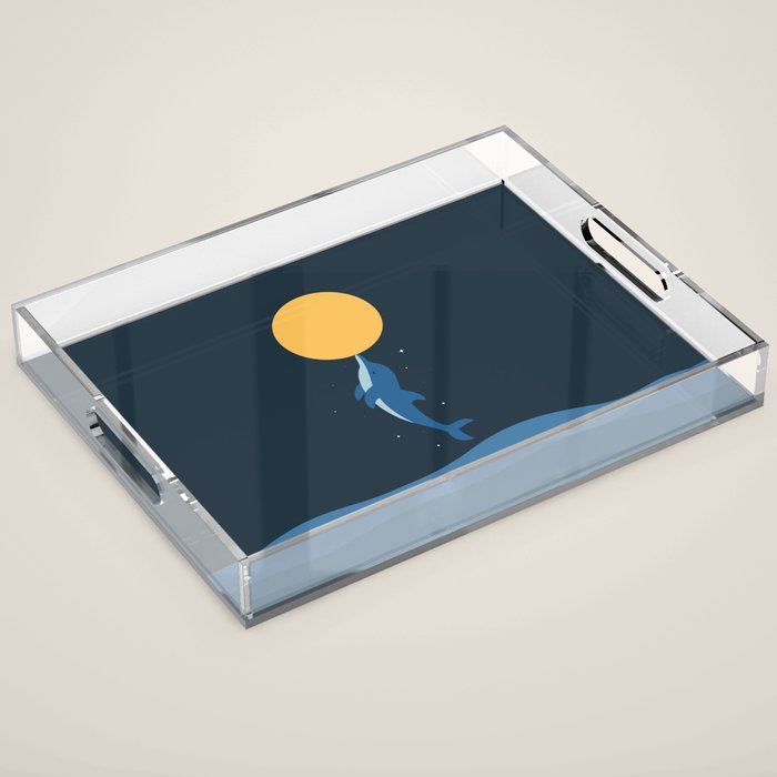 Kiss The Moon Acrylic Tray Gallery Image 1