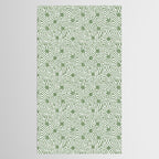 Green Op Art Vibes Tablecloth Gallery Image 2