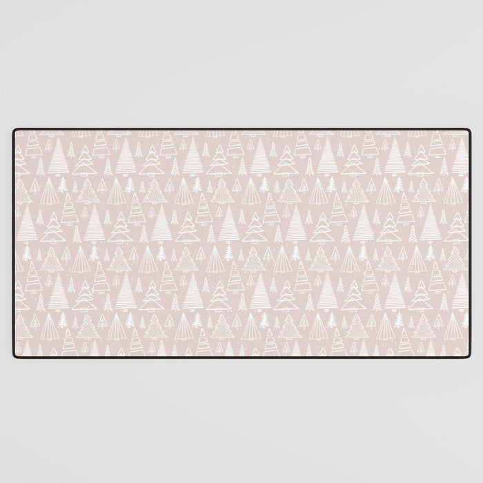Whimsical Christmas trees Desk Mat Gallery Image 3