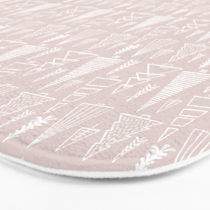 Whimsical Christmas trees Bath Mat Gallery Image 3