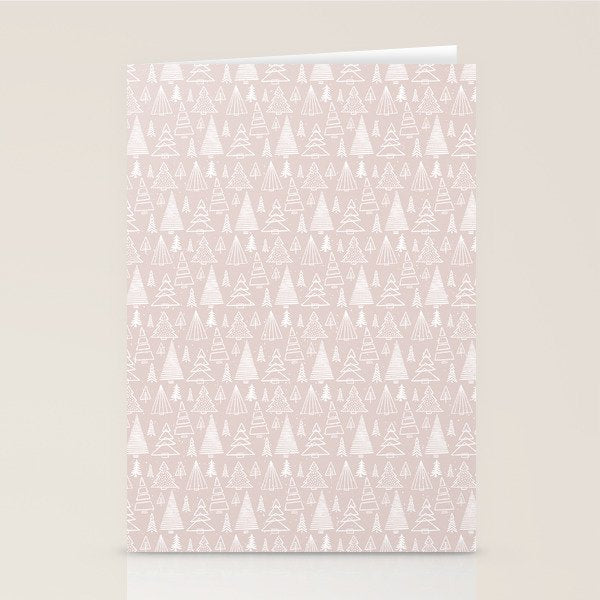 Whimsical Christmas trees Stationery Card Gallery Image 1