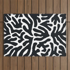 Henri Matisse Abstract Leaf Pattern Outdoor Rug Gallery Image 1