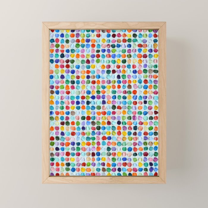 Candied Polka Daubs 2 Mini Art Print Gallery Image 1