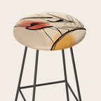 Female Figure Line Art 7 Stool Gallery Image 2