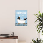 Bernese Mountain Dog Berner Bath Soap bubble Bath clawfoot tub Poster Gallery Image 2