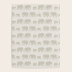 elephant march - beige Poster Gallery Image 4