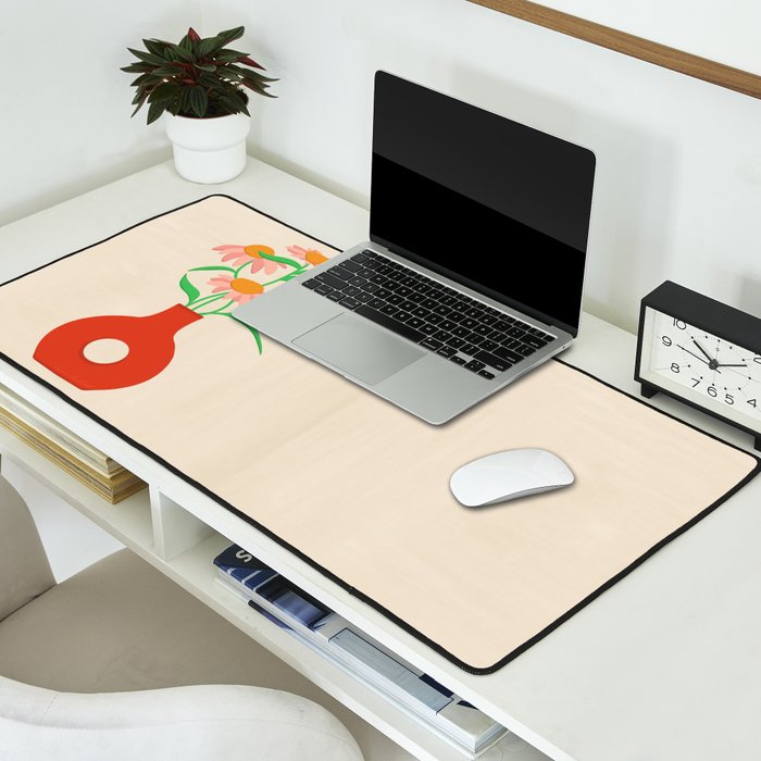 Flower Vase Desk Mat Gallery Image 2