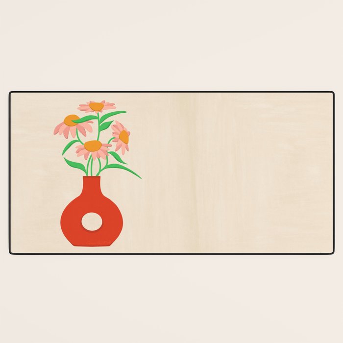 Flower Vase Desk Mat Gallery Image 3