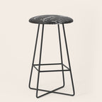 Fly Fishing Patent - Fisherman Art - Black Chalkboard Stool Gallery Image 1