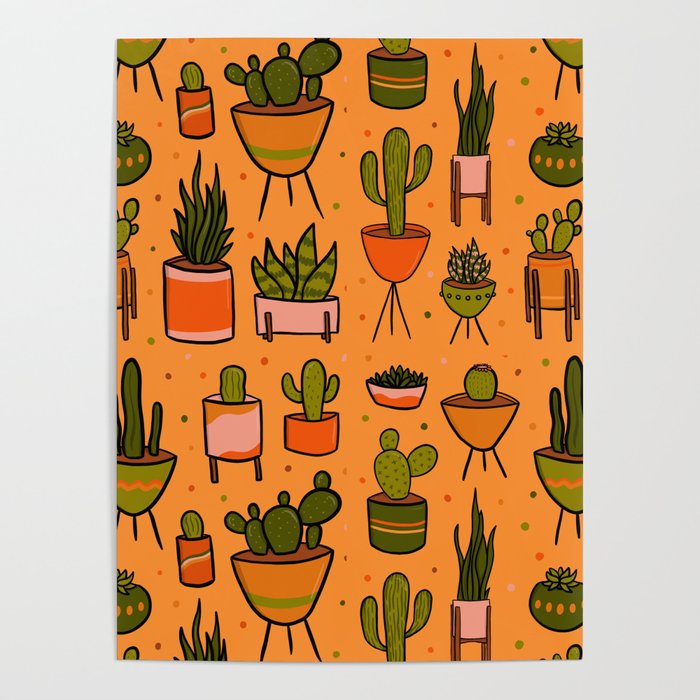 Modern Cactus Poster Gallery Image 4