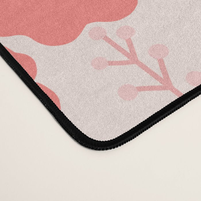 Meadow muse - pink Desk Mat Gallery Image 4