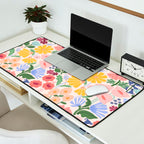 Meadow muse - pink Desk Mat Gallery Image 2