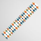 Mid Century Drop Pattern Table Runner Gallery Image 3