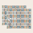 Mid Century Drop Pattern Placemat Gallery Image 1