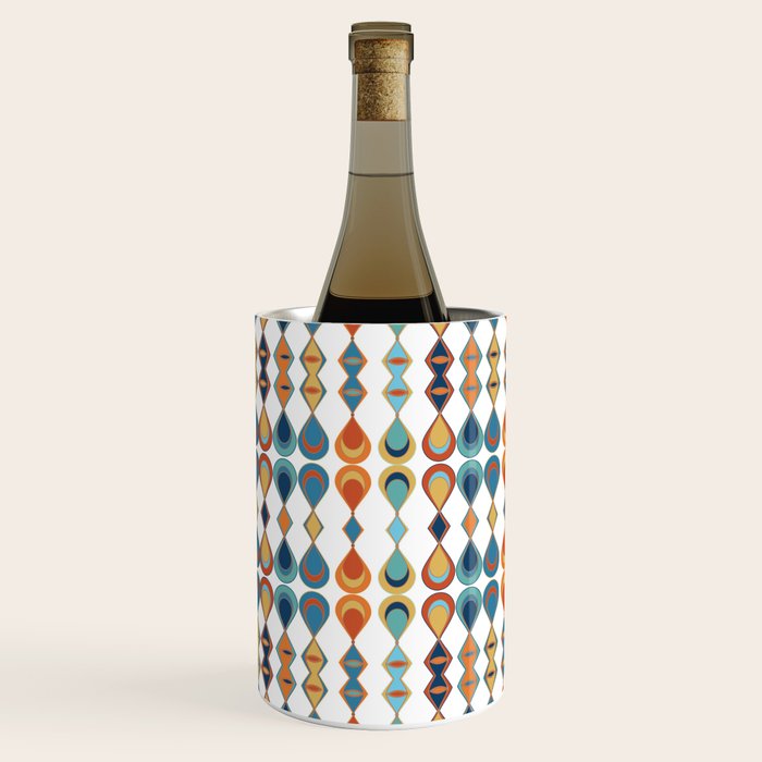Mid Century Drop Pattern Wine Chiller Gallery Image 3