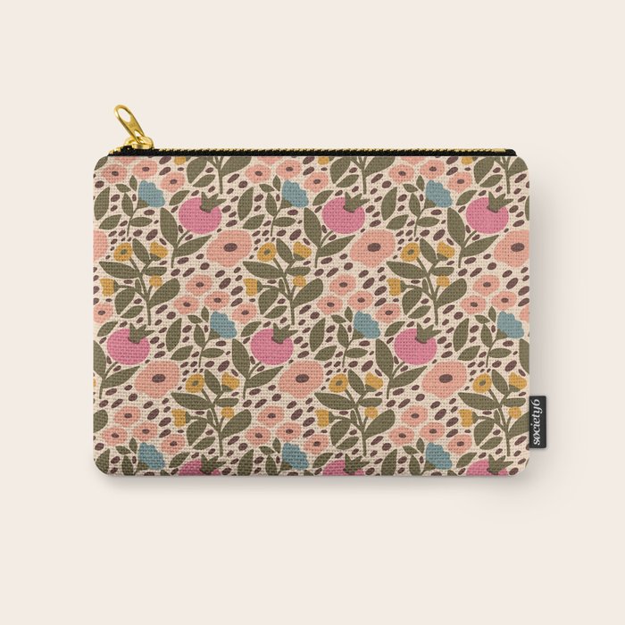 Vintage Ditsy Floral Carry All Pouch Gallery Image 1