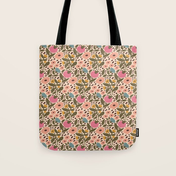 Vintage Ditsy Floral Tote Bag Gallery Image 1