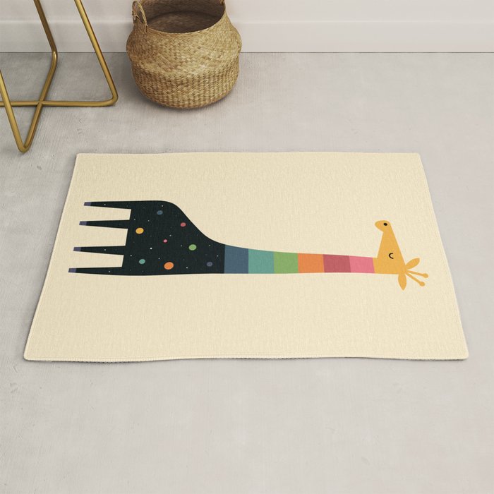 Galaxy Giraffe Rug Gallery Image 1