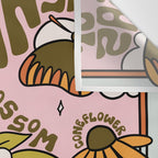 Arkansas Wildflowers Wall Tapestry Gallery Image 3