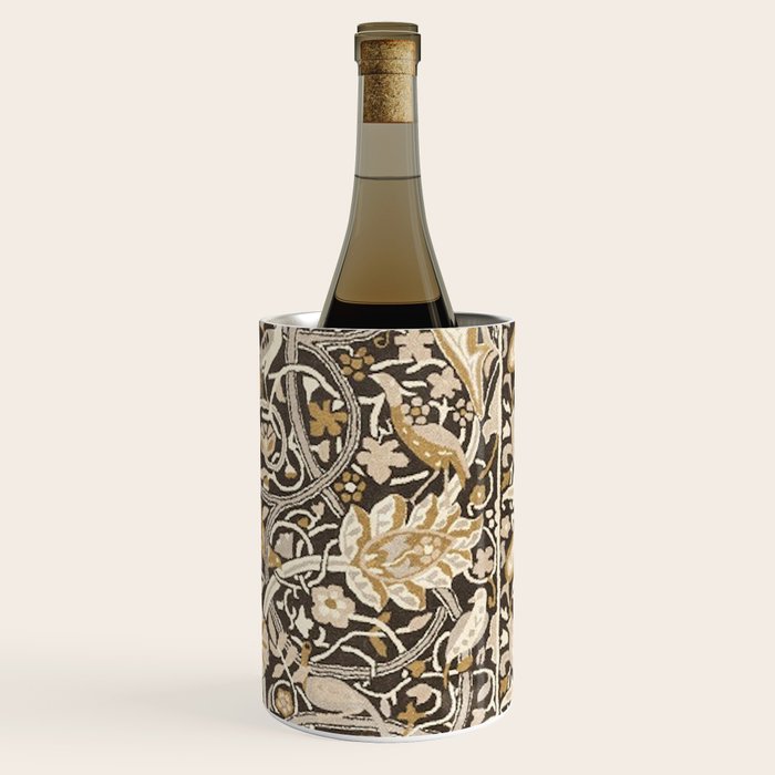 William Morris Bullerswood Charcoal Mustard Wine Chiller Gallery Image 3