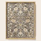 William Morris Bullerswood Charcoal Mustard Serving Tray Gallery Image 1