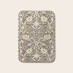 William Morris Bullerswood Charcoal Mustard Bath Mat Gallery Image 1