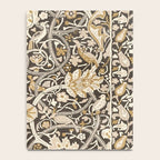 William Morris Bullerswood Charcoal Mustard Notebook Gallery Image 4