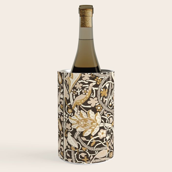 William Morris Bullerswood Charcoal Mustard Wine Chiller Gallery Image 2