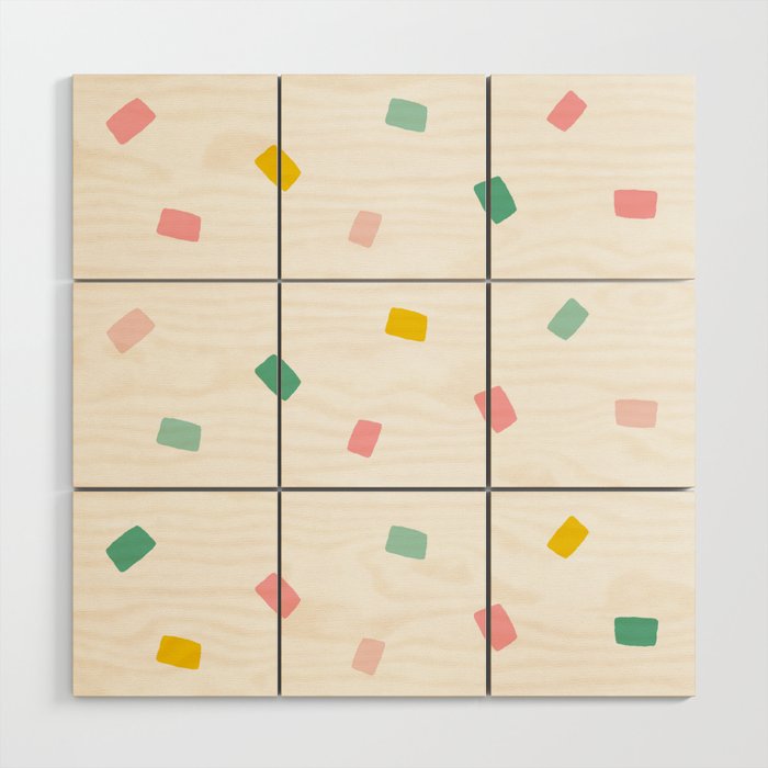 Confetti Wood Wall Art Gallery Image 1