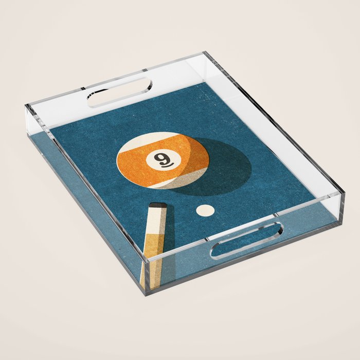 BILLIARDS / Ball 9 Acrylic Tray Gallery Image 1