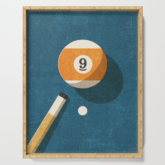 BILLIARDS / Ball 9 Serving Tray Gallery Image 1