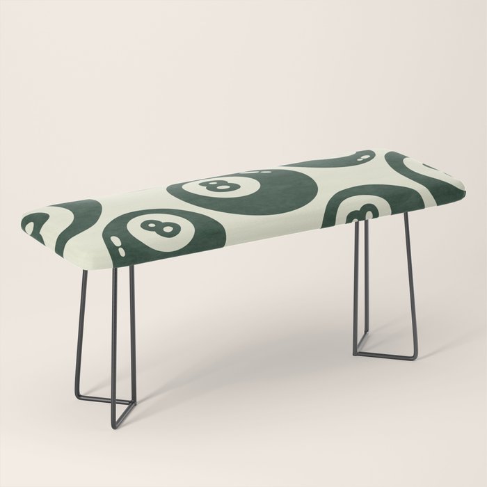 The 8 Ball Clubhouse Old Money Green Bench Gallery Image 1