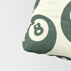 The 8 Ball Clubhouse Old Money Green Pillow Sham Gallery Image 4
